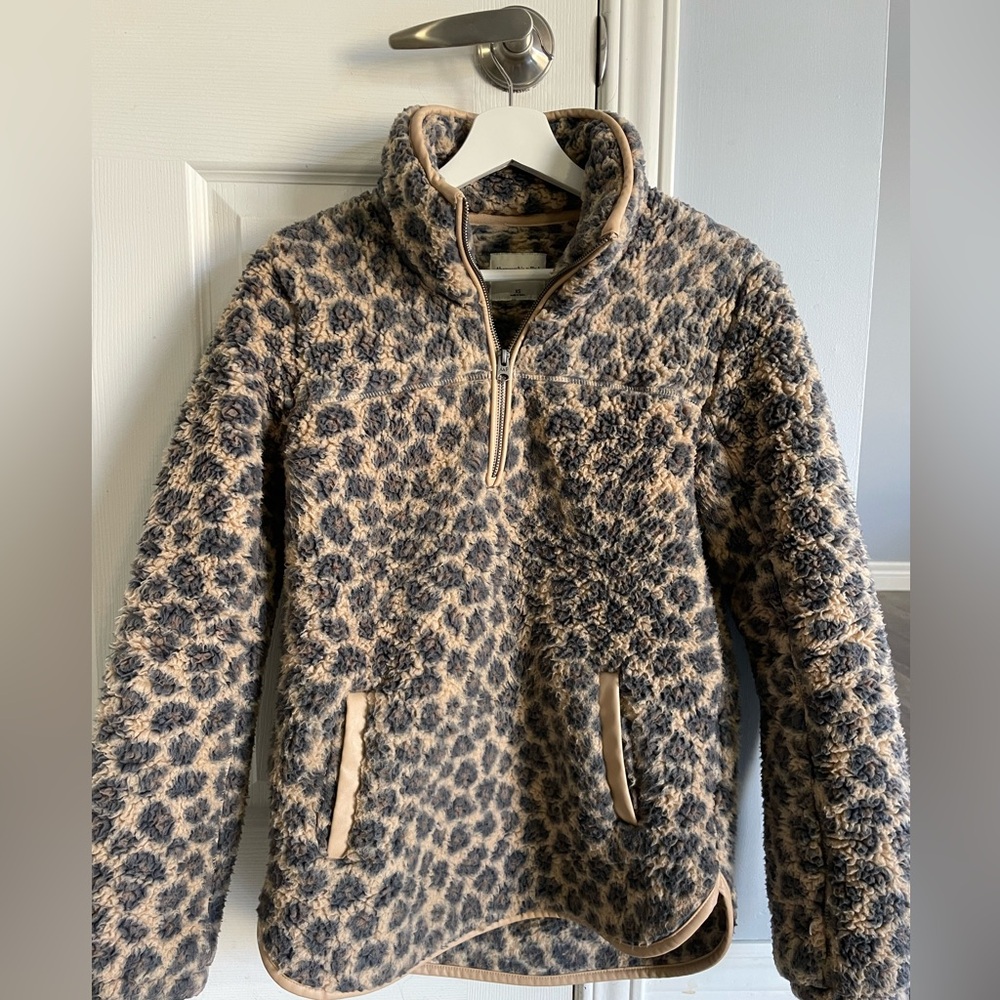 Abercrombie Sherpa 1/4 zip size x small